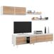 Móvel de sala LINE Móvel de sala LINE Branco/ Madeira