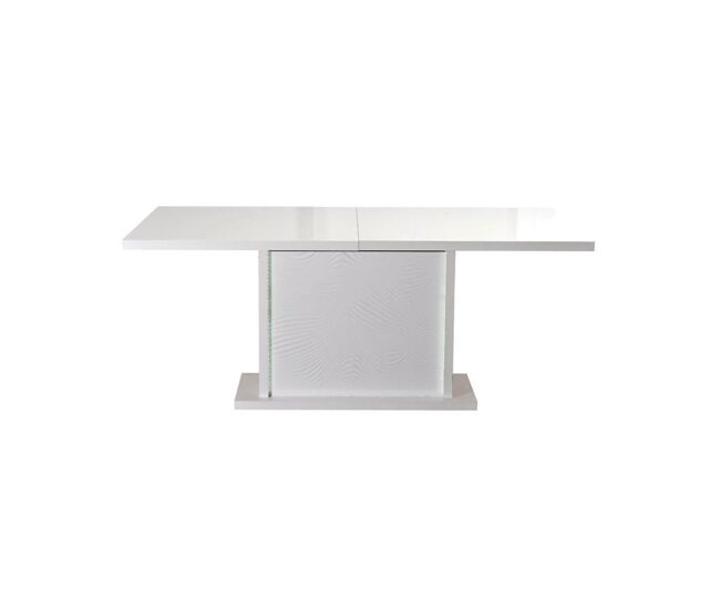 Mesa de jantar extensível com leds dune blanc brillo