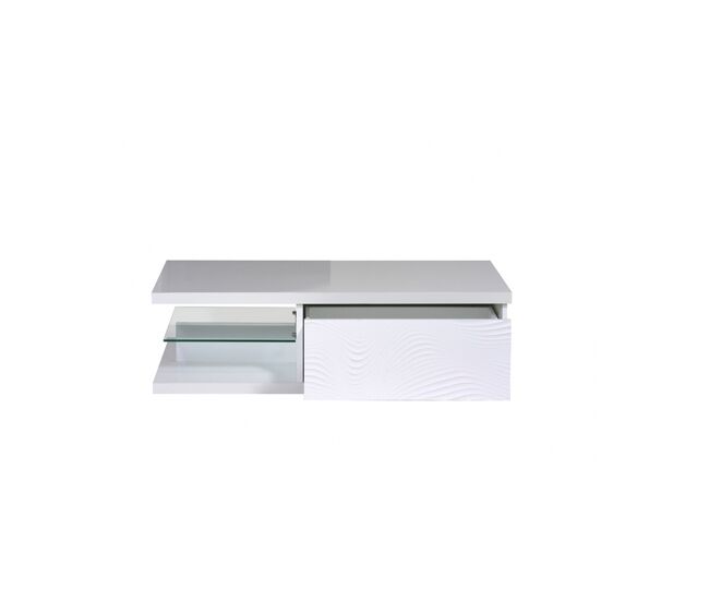 Mesa de centro modelo dune blanc