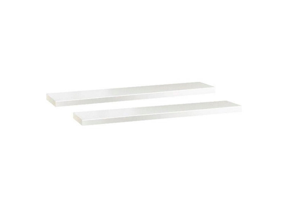 Set 2 prateleiras DUNE branco 105x22x5cm