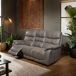Sofá 3 lugares 2 assentos relax elétricos ESPRIT Sofá 3 lugares 2 assentos relax elétricos ESPRIT Cinza
