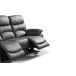 Sofá 3 lugares 2 assentos relax elétricos ESPRIT Sofá 3 lugares 2 assentos relax elétricos ESPRIT Cinza