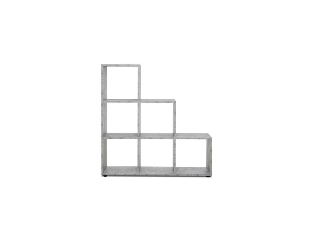 Estante 6 espaços SCALA cimento