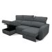 Chaise longue convertível em cama tecido APRIL Chaise longue convertível em cama tecido APRIL Cinza
