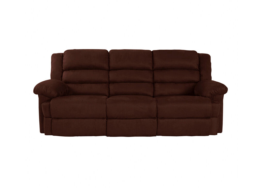 Sofá relax 3 lugares em microfibra BERRY