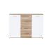 Aparador com 2 portas e 4 gavetas IBIZA Aparador com 2 portas e 4 gavetas IBIZA Branco/ Madeira