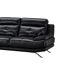 Chaise longue de pele HAWAI Chaise longue de pele HAWAI Preto