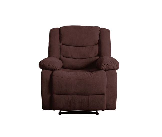Poltrona chef2 relax em tecido de cor chocolate - conforama