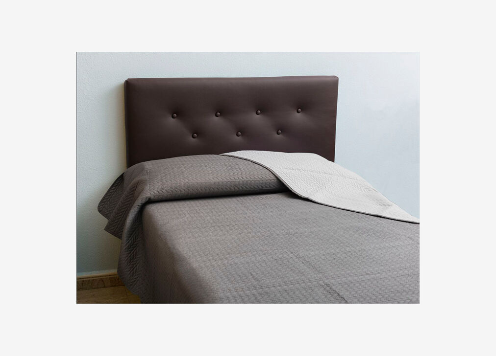 Colcha reversível TOSCANA cinzenta