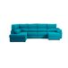 Sofá de canto com cama DEXTER Sofá de canto com cama DEXTER Azul