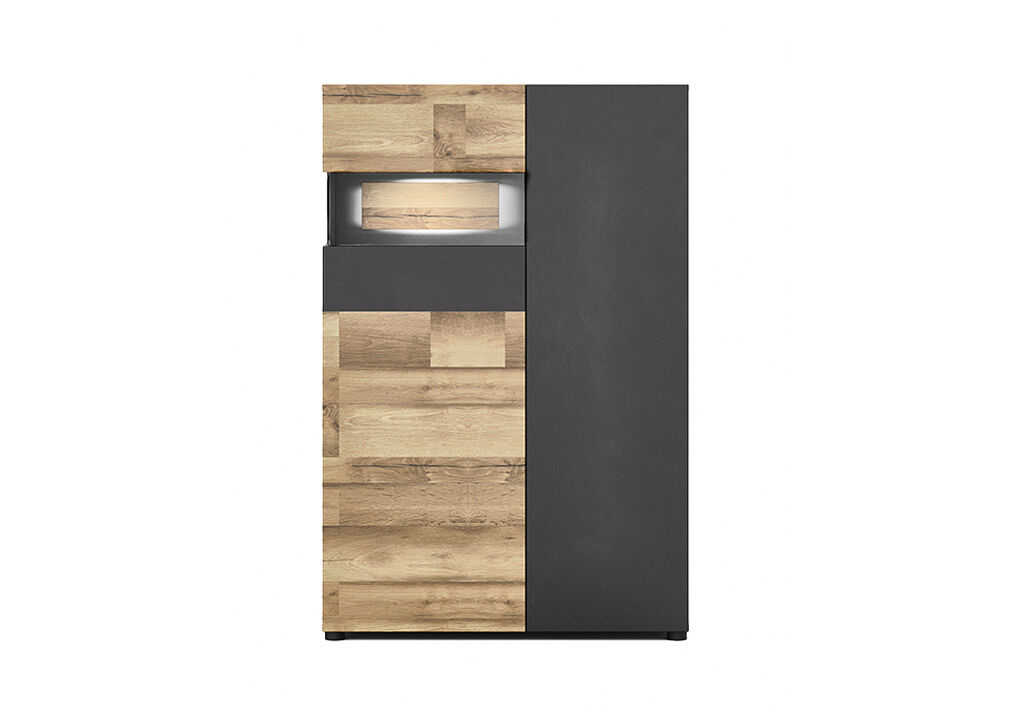 Vitrine baixa de 2 portas direita SION