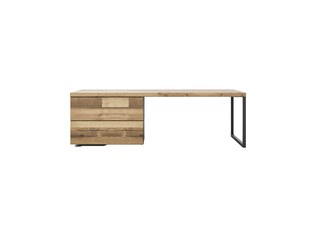 Mesa de centro SION cor antracite e carvalho