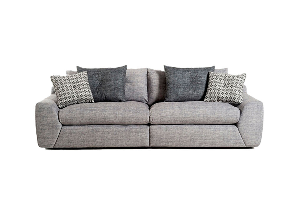 Sofá 3 lugares MELVIN cor cinza