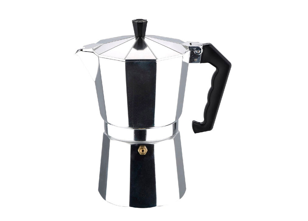 Cafeteira BOLONIA 9 xícaras aço inoxidável