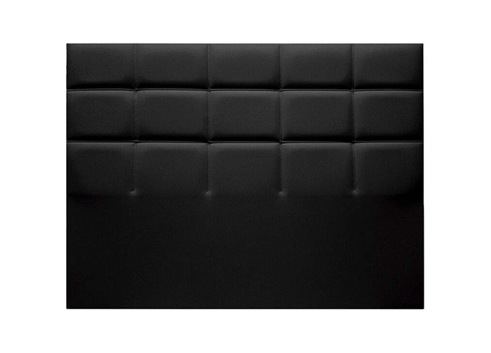 Cabeceira KENTUCKY pele sintética preto 160x120cm