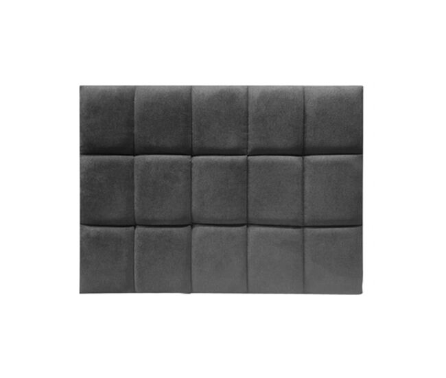 Cabeceira pano nebraska 105cm cinza - conforama
