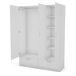 Roupeiro OSLO portas batentes e 2 gavetas 144x200cm branco Roupeiro OSLO portas batentes e 2 gavetas 144x200cm branco Branco
