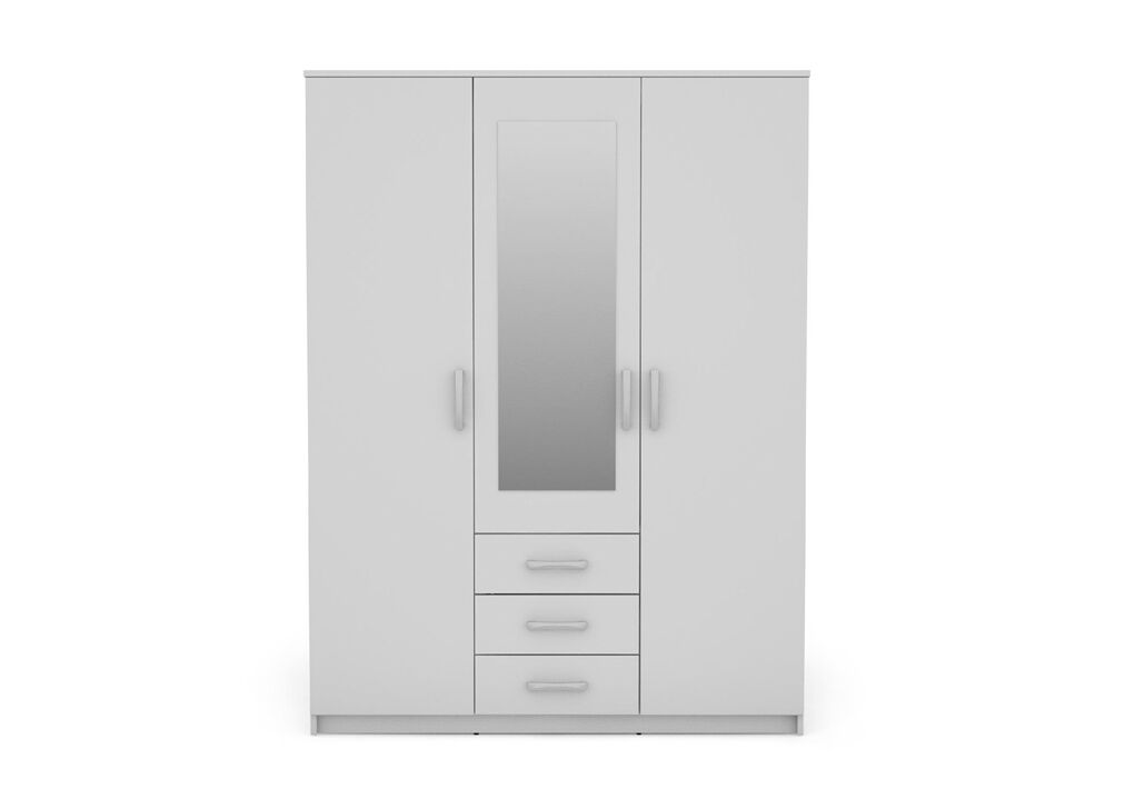 Roupeiro DUNA 2 portas batentes com espelho