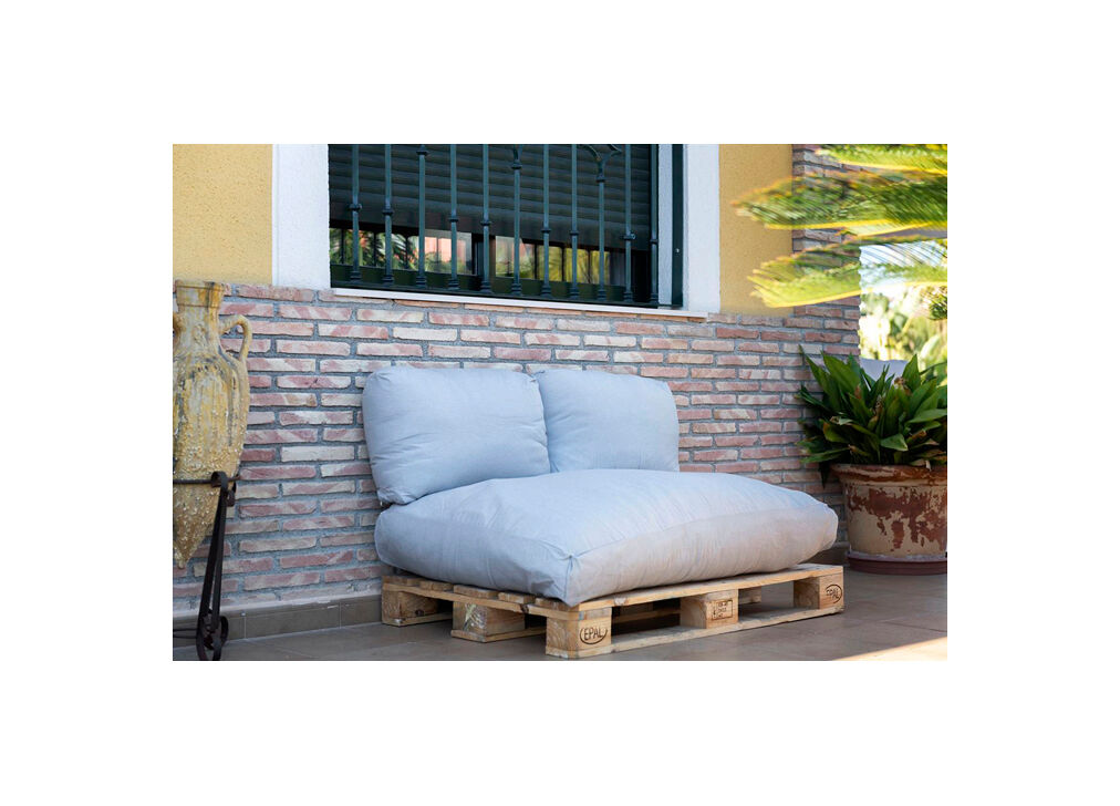 Conjunto de 3 almofadas de paletes COZY