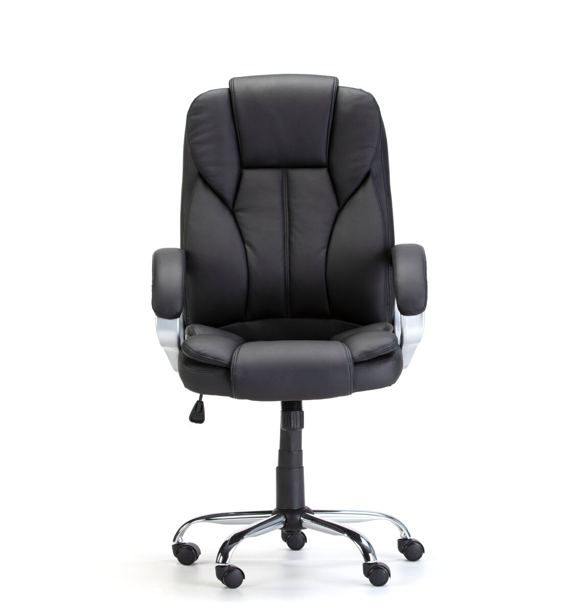Cadeira de secretária de pele sintética KATES preto