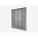 Roupeiro ELEGANZA portas deslizantes com espelho 150x195cm Roupeiro ELEGANZA portas deslizantes com espelho 150x195cm Branco