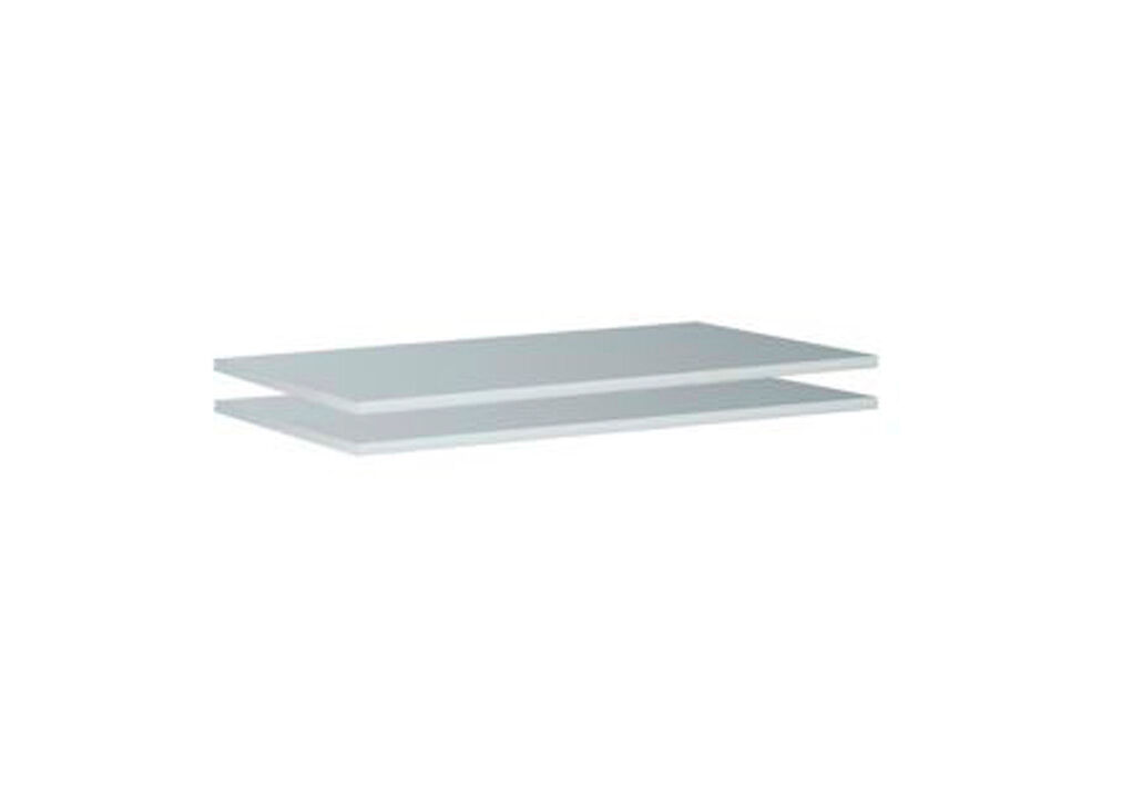 Set 2 prateleiras 125cm para roupeiro SYSTEMA