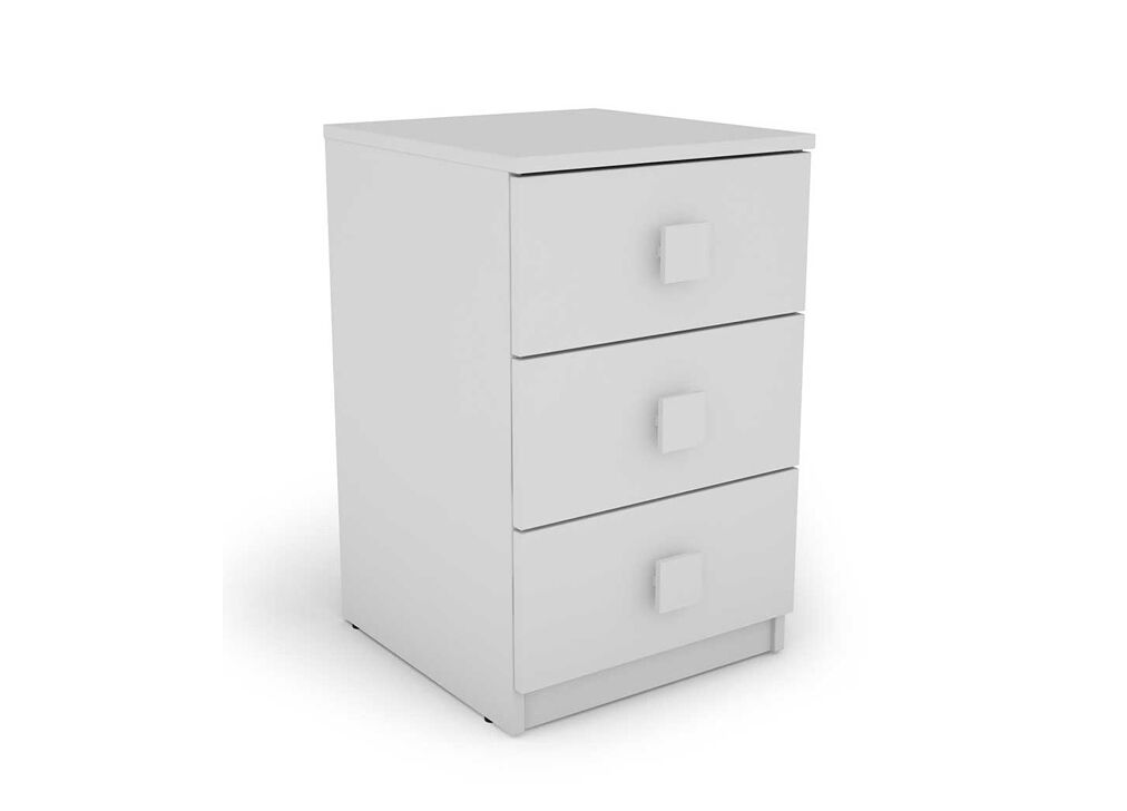 Mesa de cabeceira SEATTLE 3 gavetas 