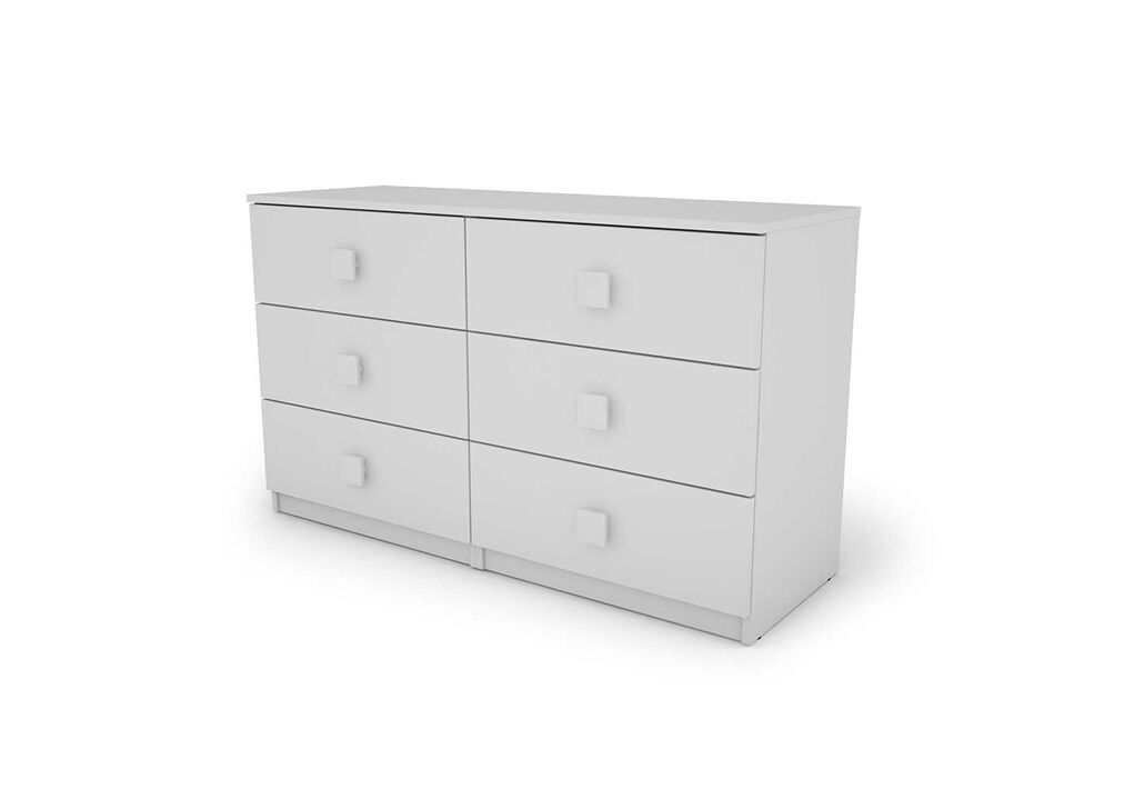 Comoda dupla 6 gavetas SEATTLE