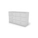 Comoda dupla 6 gavetas SEATTLE Comoda dupla 6 gavetas SEATTLE Branco