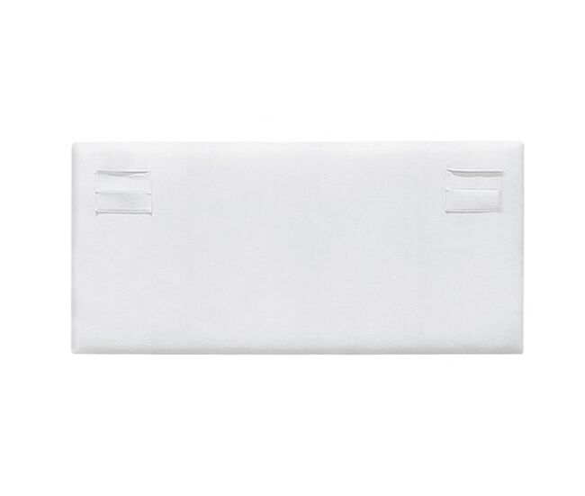 Cabeceira lisboa pele sintética blanc 160x75cm - conforama