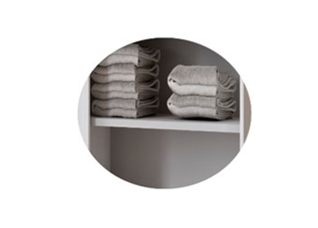 Set 2 prateleiras para roupeiro DENVER e ATENZA