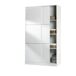 Roupeiro TREVI portas deslizantes 120x200cm branco Roupeiro TREVI portas deslizantes 120x200cm branco Branco Brillo