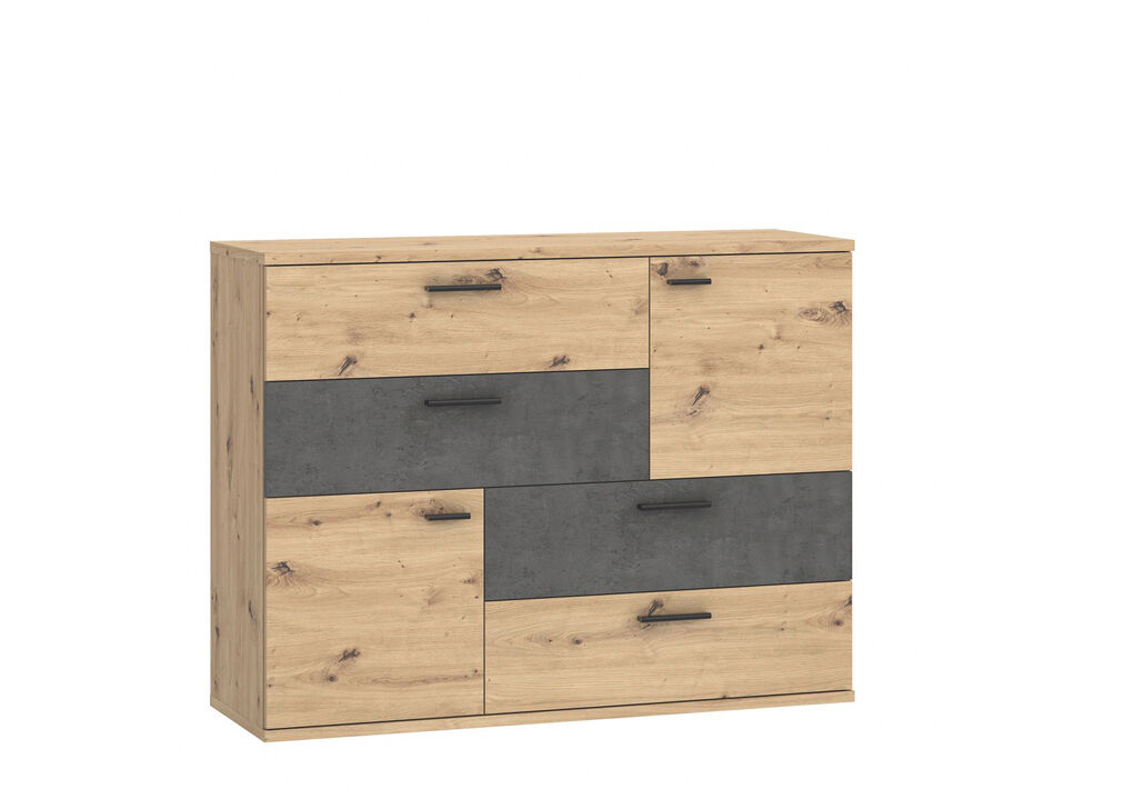 Aparador 2 portas 4 gavetas SKIVE