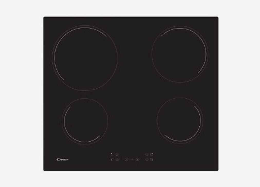 Placa de vitrocerâmica CANDY CH64CCB/4U 59cm 4 zonas