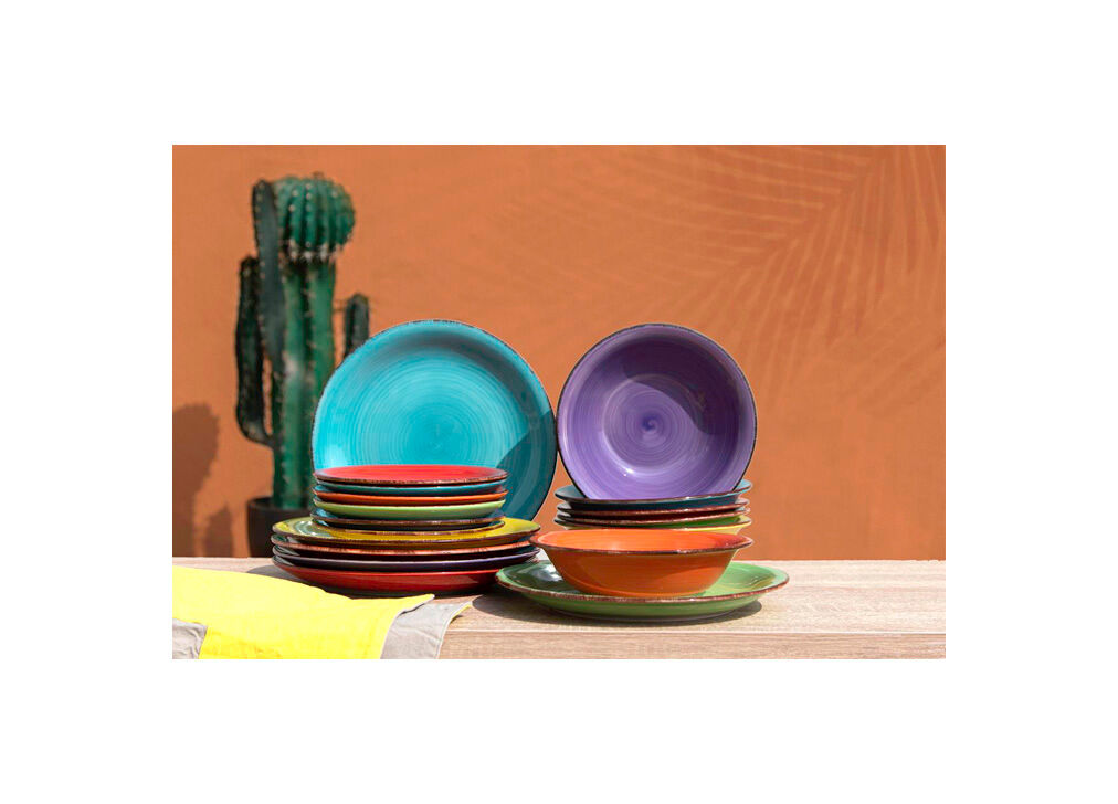 Peças de loiça COLORS 18 peças