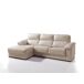 Chaise longue pele WILLY Chaise longue pele WILLY Bege