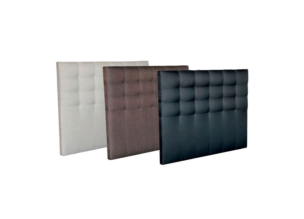 Cabeceira tecido rustic ELITE MOLAFLEX Cinza