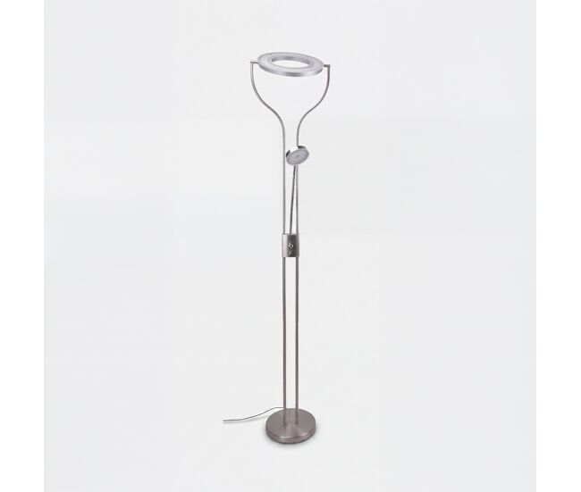 Candeeiro de pé major em inox 180cm - conforama