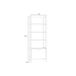 Estante VERONA com 4 aberturas e una porta branco e madeira Estante VERONA com 4 aberturas e una porta branco e madeira Branco/ Madeira