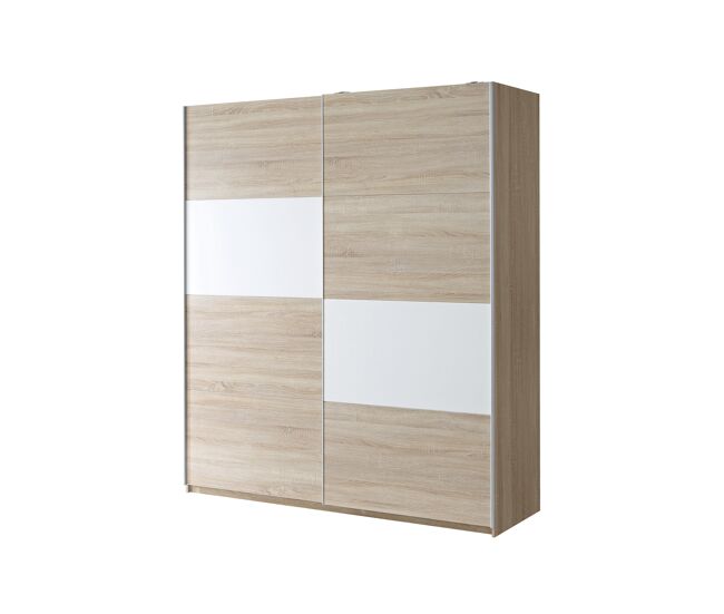 Roupeiro skive portas deslizantes 170x209cm carvalho - conforama