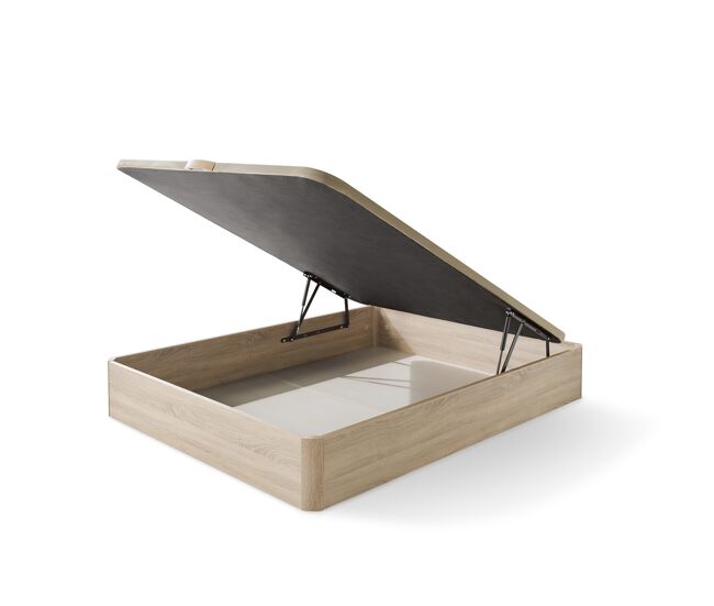 Canapé Estela pliant bois 90x190 fermé hauteur 35cm cambrien matrice