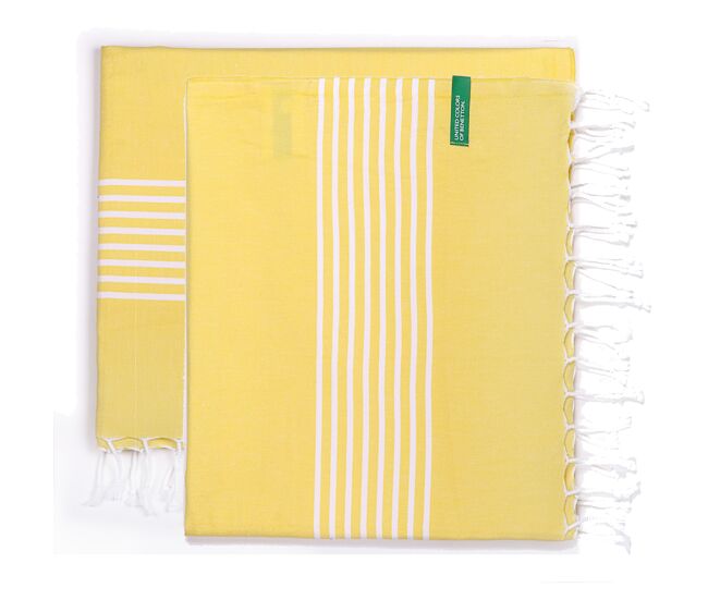 Conjunto 2 toalhas de algodão benetton hamman 80x165cm 170gsm