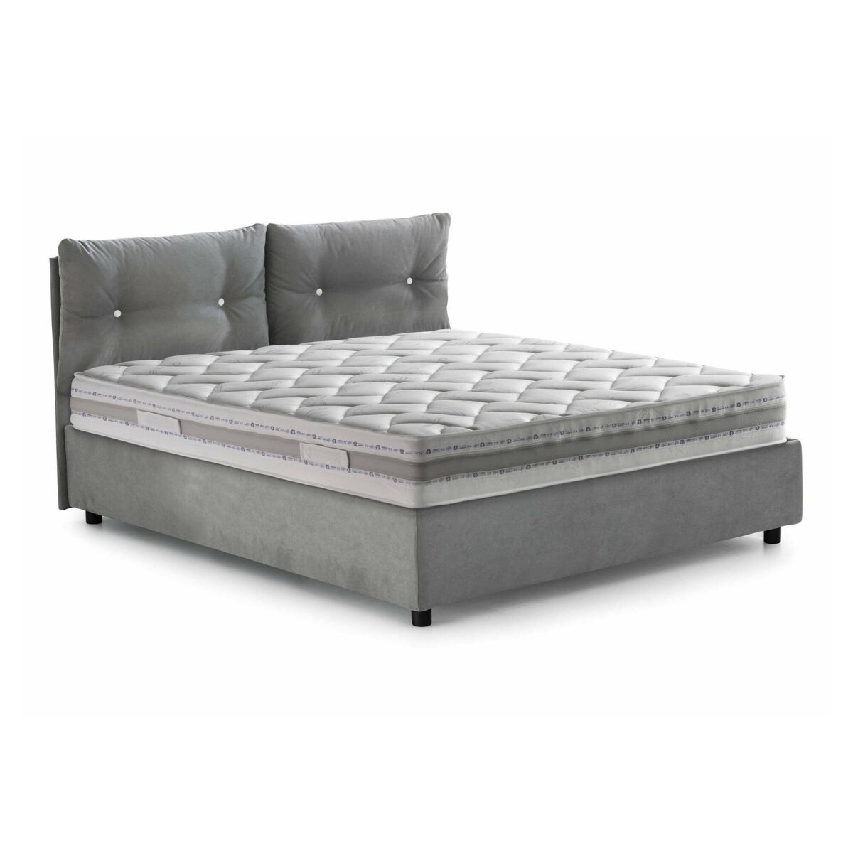 Cama de casal de tecido
