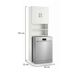 Armário multiuso com 2 portas com efeito madeira Armário multiuso com 2 portas com efeito madeira Branco