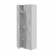 Armário multiuso com 2 portas com efeito madeira Armário multiuso com 2 portas com efeito madeira Cinza