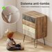 Cómoda com 4 Gavetas HOMCOM, casa - móveis de armazenamento Cómoda com 4 Gavetas HOMCOM, casa - móveis de armazenamento Castanho