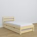 Cama individual de madeira com gaveta para colchão N01 80x200 Cama individual de madeira com gaveta para colchão N01 80x200 Pinho