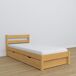 Cama individual de madeira com gaveta N01 90x180 Cama individual de madeira com gaveta N01 90x180 Pinho