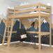 Cama mezzanine de carvalho N03 120x180 Cama mezzanine de carvalho N03 120x180 Carvalho