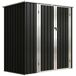 Abrigo de Jardim Aço Galvanizado Outsunny 163 Abrigo de Jardim Aço Galvanizado Outsunny 163 Castanho